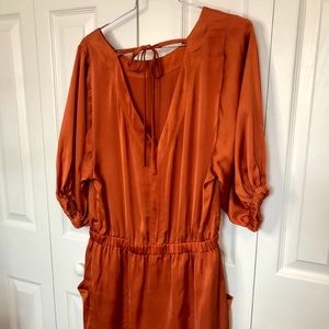 Michael Kors Dress Burnt Orange (Rust) Satin Feels